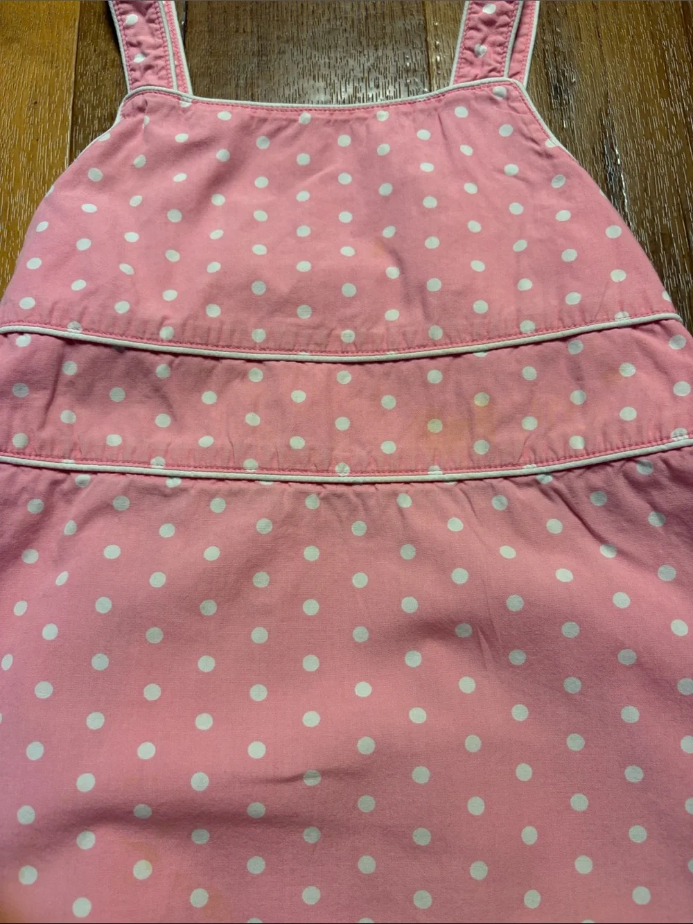 Gymboree Pink Polka Dot Tank Top Adjustable Straps Size 4